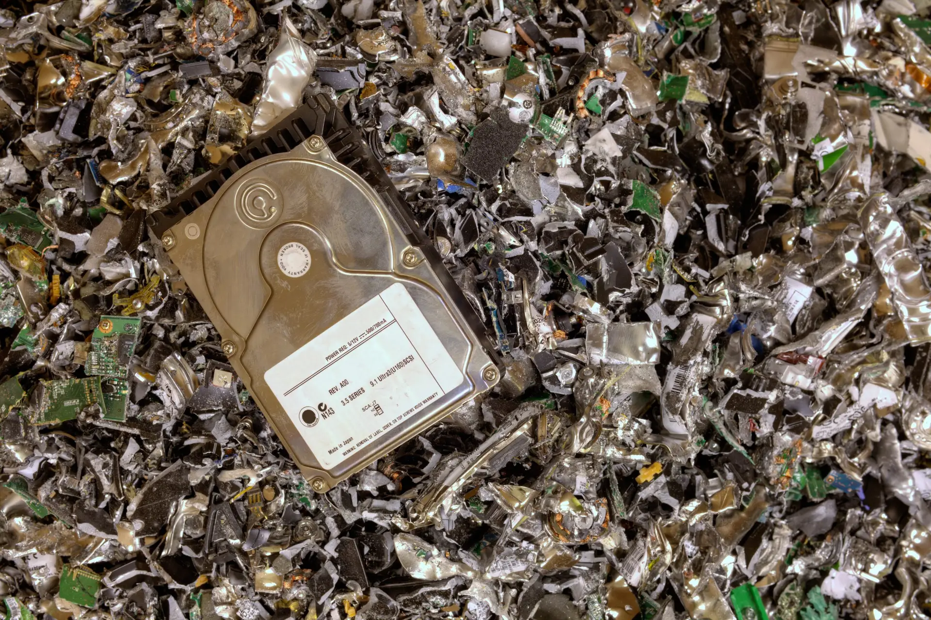 GDPR Compliant Hard disk destruction and Shredding