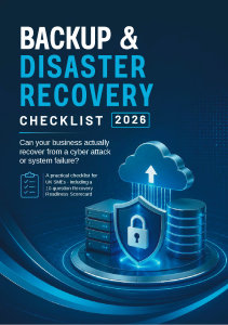 Backup and Disaster Recovery Checklist 2026 - cover