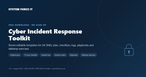 Free Cyber Incident Response Toolkit for UK SMEs cover image